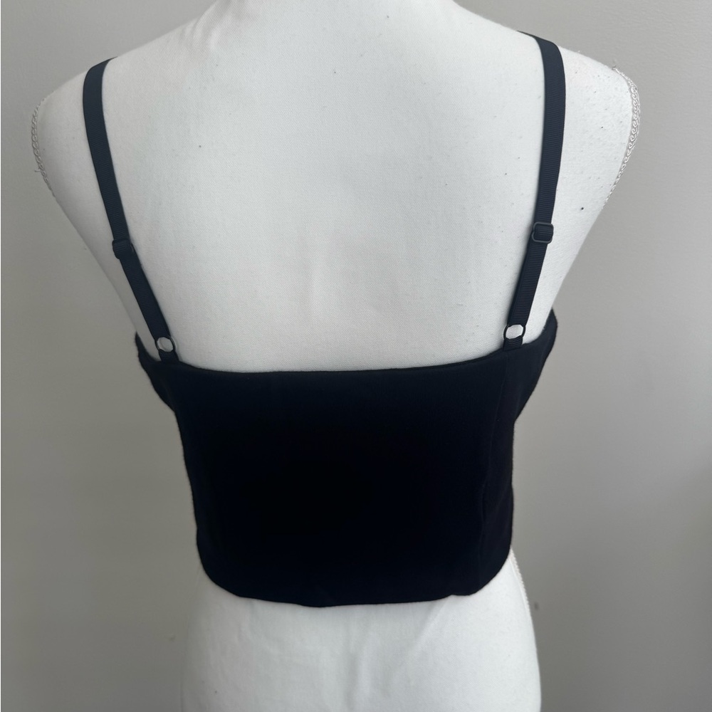 CAbi Black V-Neck Cropped Camisole - Picture 2 of 12